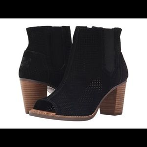 TOMs Majorca Peep Toe Bootie
